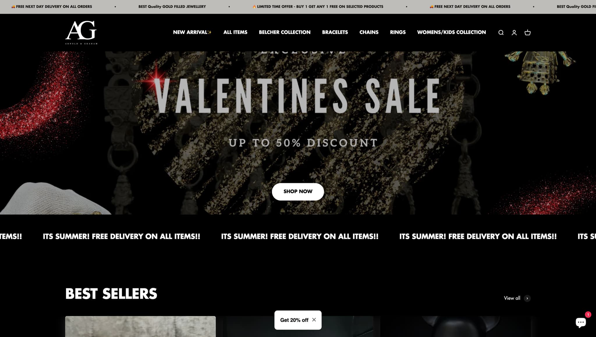 Arnold and Graham - Desktop View