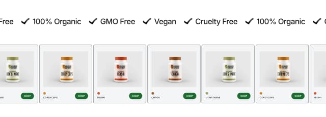 Mushroom Dispensary - Mobile View 1